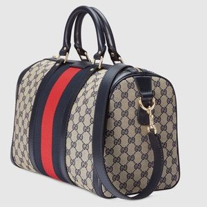 Vintage Web Original GG canvas Boston bag
